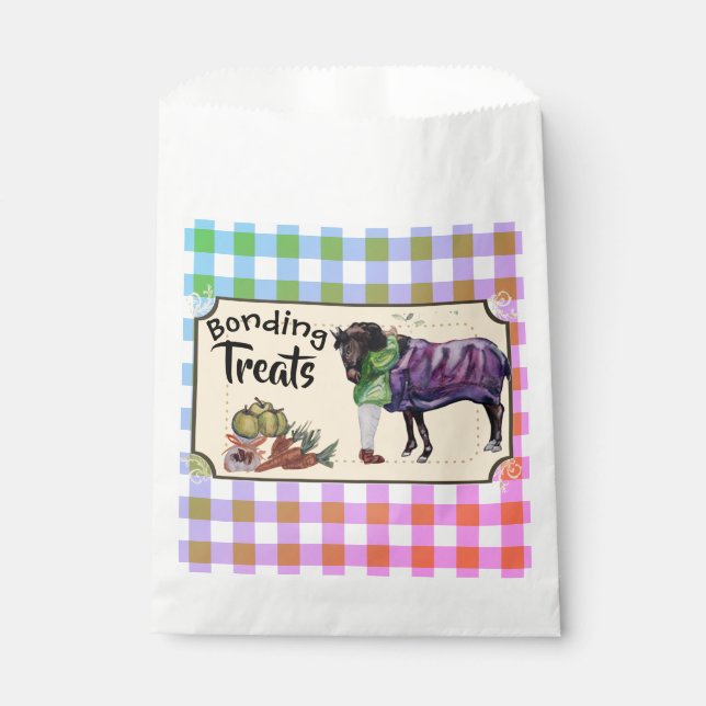 bonding treats favour bag (Front)