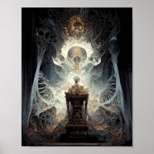 Bone Altar 2 Imaginaire Sci-Fi Art Poster