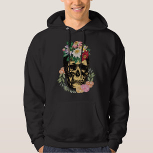 Bone And Flowers Hoodie