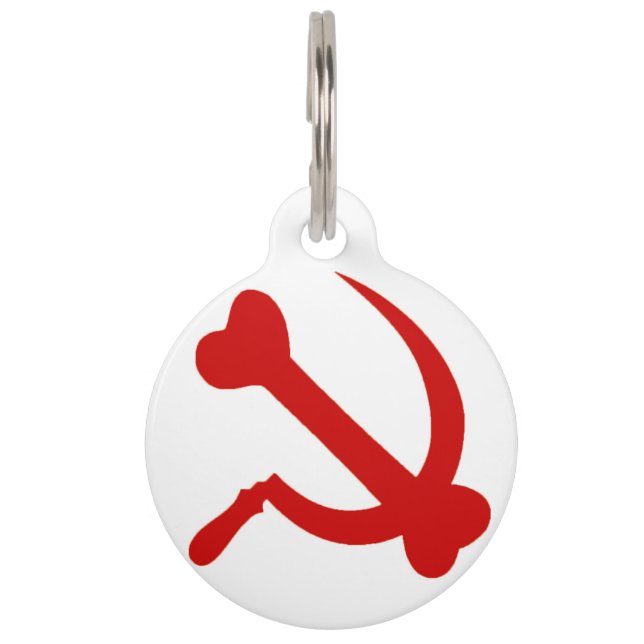 Bone and Sickle Dog Tag (Front)