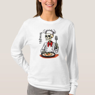 Bone Appetit Skeleton Chef halloween T-Shirt