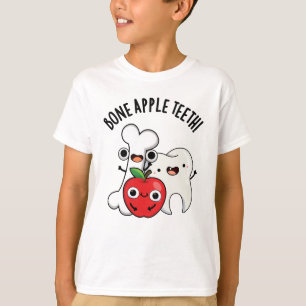 Bone Apple Teeth Funny Bona Appetit Pun  T-Shirt