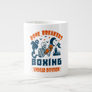 Bone breakers boxing undead division large coffee mug