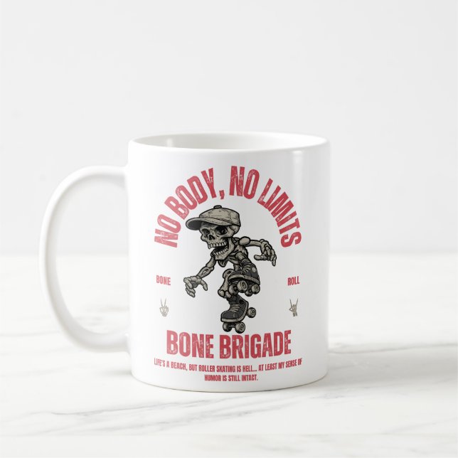Bone Brigade Roller Skating Coffee Mug (Left)