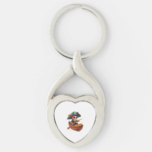 Bone Buccaneer – Funny Pirate Skull Keychain