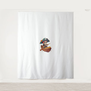 Bone Buccaneer – Funny Pirate Skull Tapestry