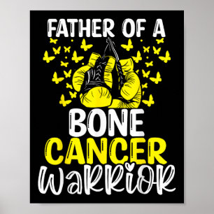 Bone Cancer Awareness Movement Dad Fathers Day Pap Poster