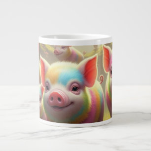 Bone China Mug Fantasy Pigs