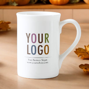 Bone China Mug with Company Logo 10 oz No Minimum