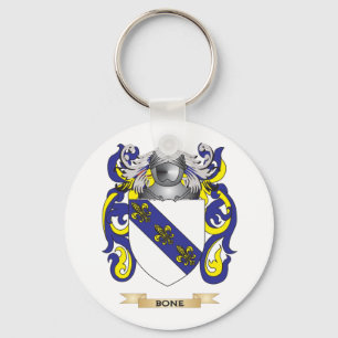 Bone Coat of Arms (Family Crest) Keychain