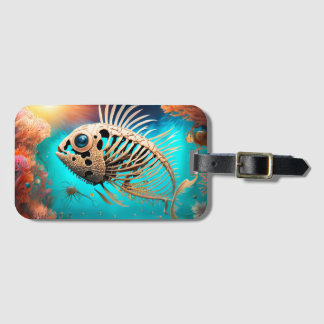 Bone Fish Swimming through the Coral Luggage Tag