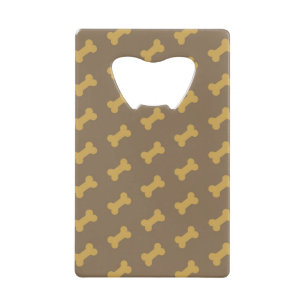 bone for dog texture wallet bottle opener