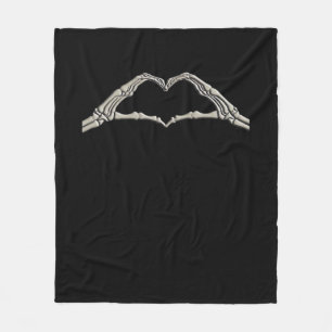 Bone Hands Heart Active Fleece Blanket