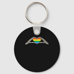 Bone Hands Heart Active Keychain