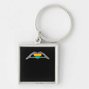Bone Hands Heart Active Keychain
