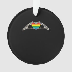 Bone Hands Heart Active Modern Aesthetic Ornament