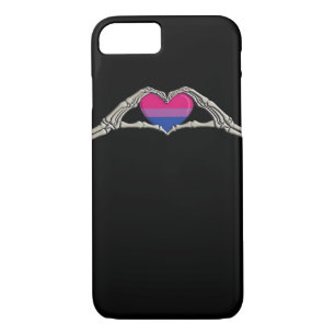 Bone Hands Heart Bisexual Goth Case-Mate iPhone Case