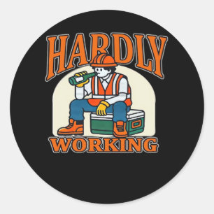 Bone Hands Heart Lesbian Goth Classic Round Sticker