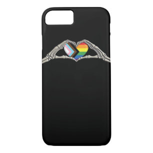Bone Hands Heart Pride Progress Case-Mate iPhone Case