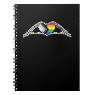 Bone Hands Heart Pride Progress Notebook