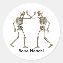 Bone Heads Skeletons Sticker