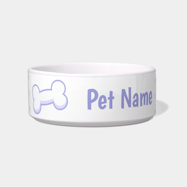 Bone l Personalized Pet Bowl (Front)