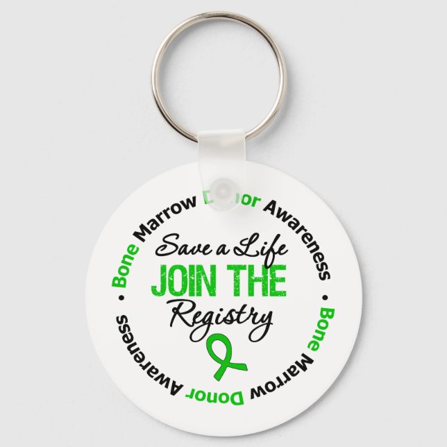 Bone Marrow Donor - Save a Life Keychain (Front)