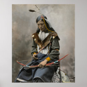 Bone Necklace, Council Chief 1899 Poster