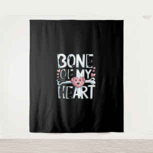 Bone of My Heart Dog Tapestry