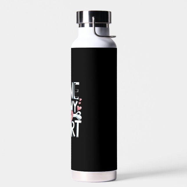 Bone of My Heart Dog Water Bottle (Left)