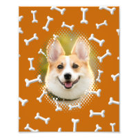 Bone Pattern Dog Frame Art
