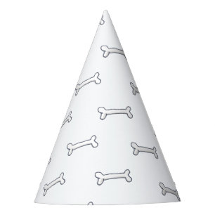 Bone Pattern Dog Party or Halloween Hat