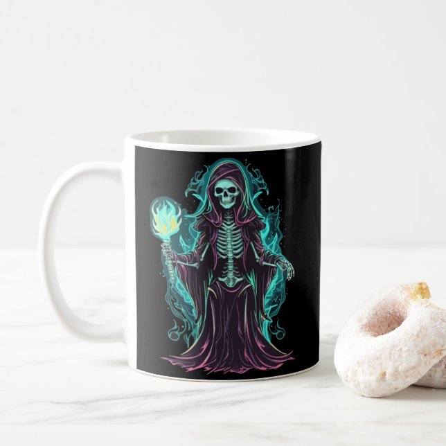 Bone Reaper Coffee Mug (With Donut)