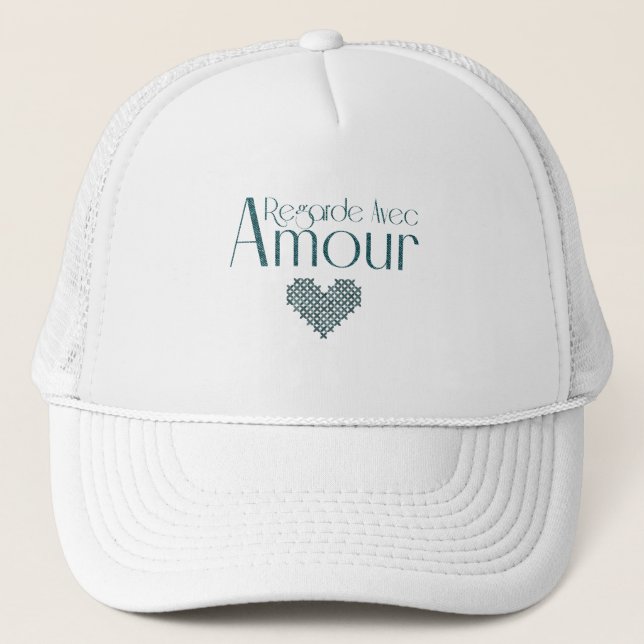 Boné Regarde Avec Amour Trucker Hat (Front)