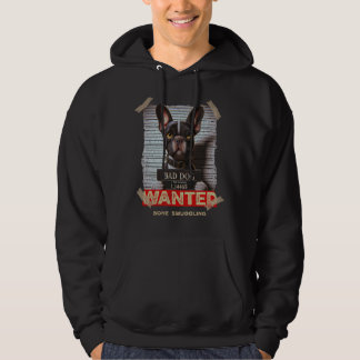 Bone Smuggling Bad Dog: The Boston Terrier's Mugsh Hoodie