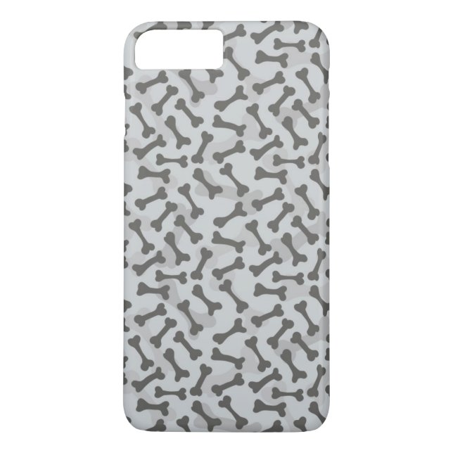 Bone Texture Pattern Greyscale Case-Mate iPhone Case (Back)