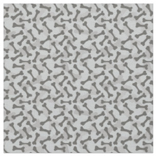 Bone Texture Pattern Greyscale Fabric