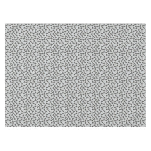 Bone Texture Pattern Greyscale Tablecloth