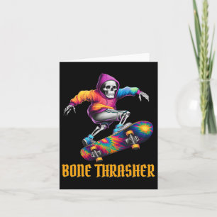 Bone Thrasher Skeleton Halloween Costume  Card