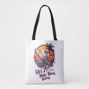 Bone Tide Breaker Tote Bag