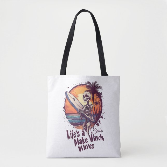Bone Tide Breaker Tote Bag (Front)