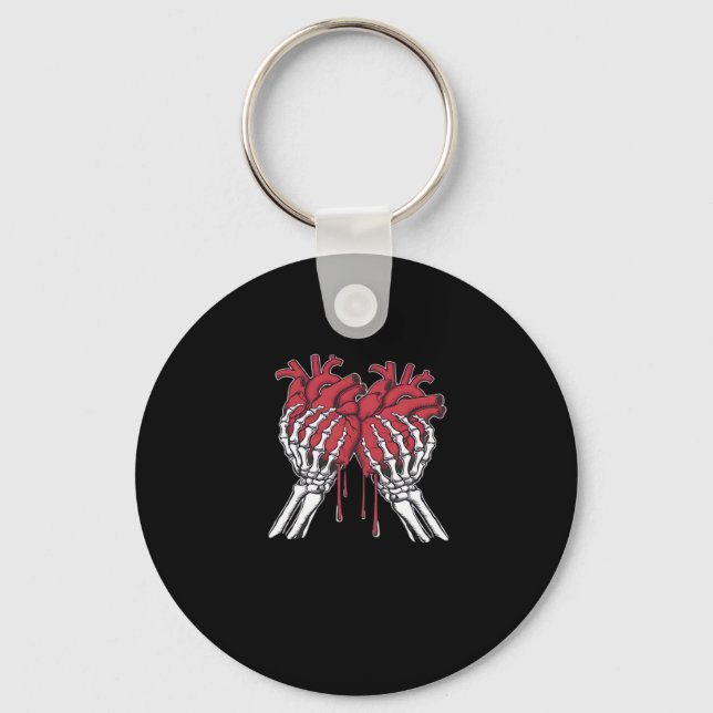Bone To Be Your Valentine - Valentines Day Funny S Keychain (Front)