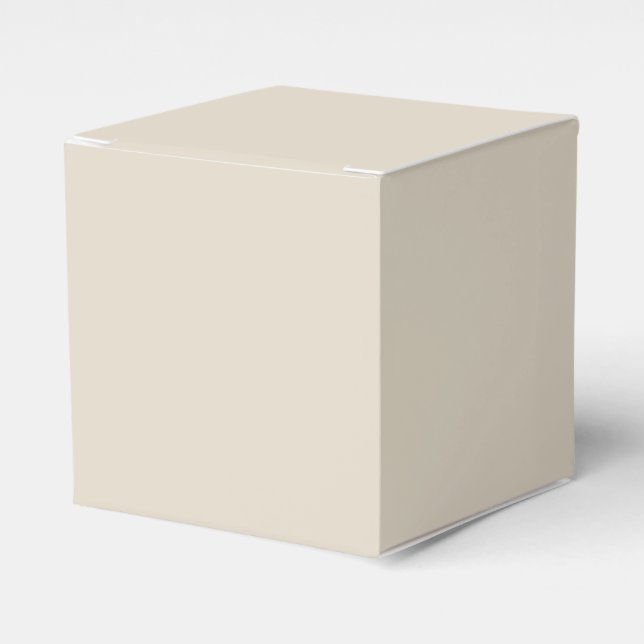 Bone White Classic Favour Box (Front Side)