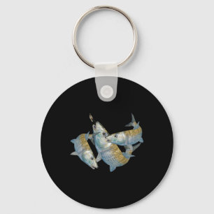 Bonefish Hunting A Salt Water Fly Fishing &amp; De Keychain
