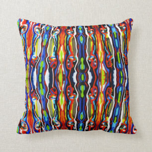 Bonefish Kaos Glass Throw Pillow