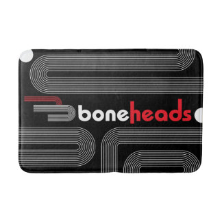 boneHeads™ logo BAUHS-2 Bath Mat