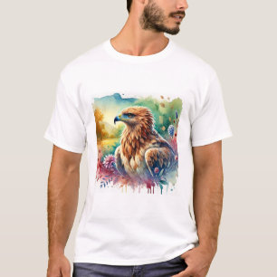 Bonellis Eagle 080824AREF141 - Watercolor T-Shirt