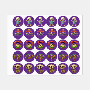 Bones Academy™ The Boneheads™ — Étiquette