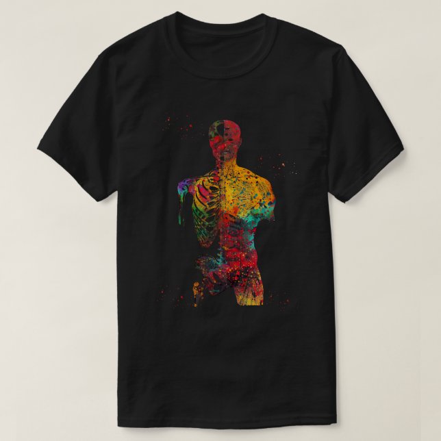 Bones and Muscles of the Torso T-Shirt (Design Front)