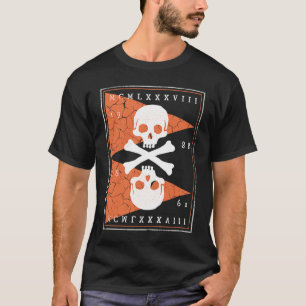 Bones and Skulls Pirate  2 T-Shirt